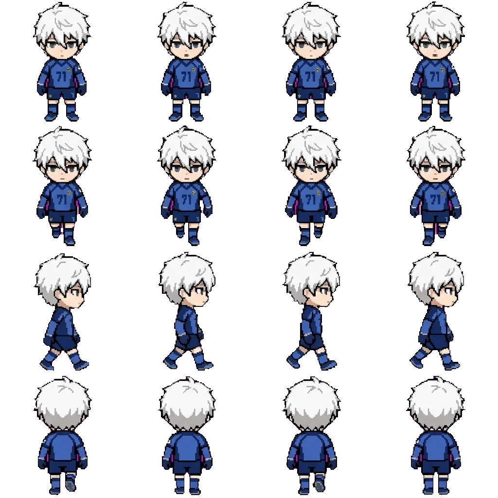 Nagi seishiro movement sprite