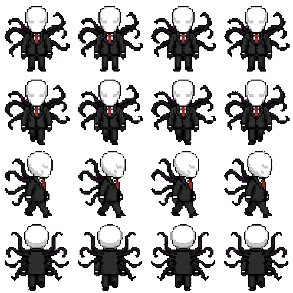 Slenderman movement sprite