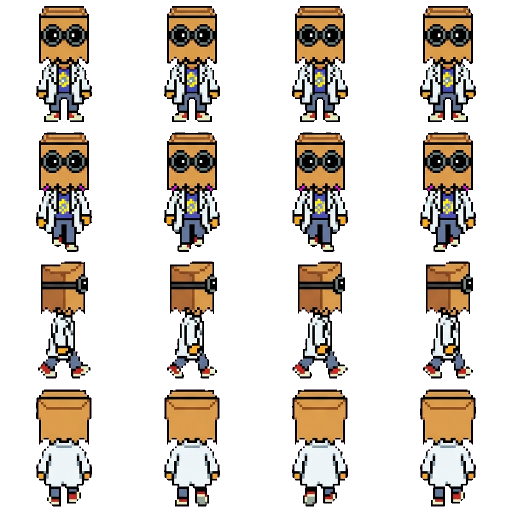 Dr. Flug ♡(*´ω`*)♡ movement sprite