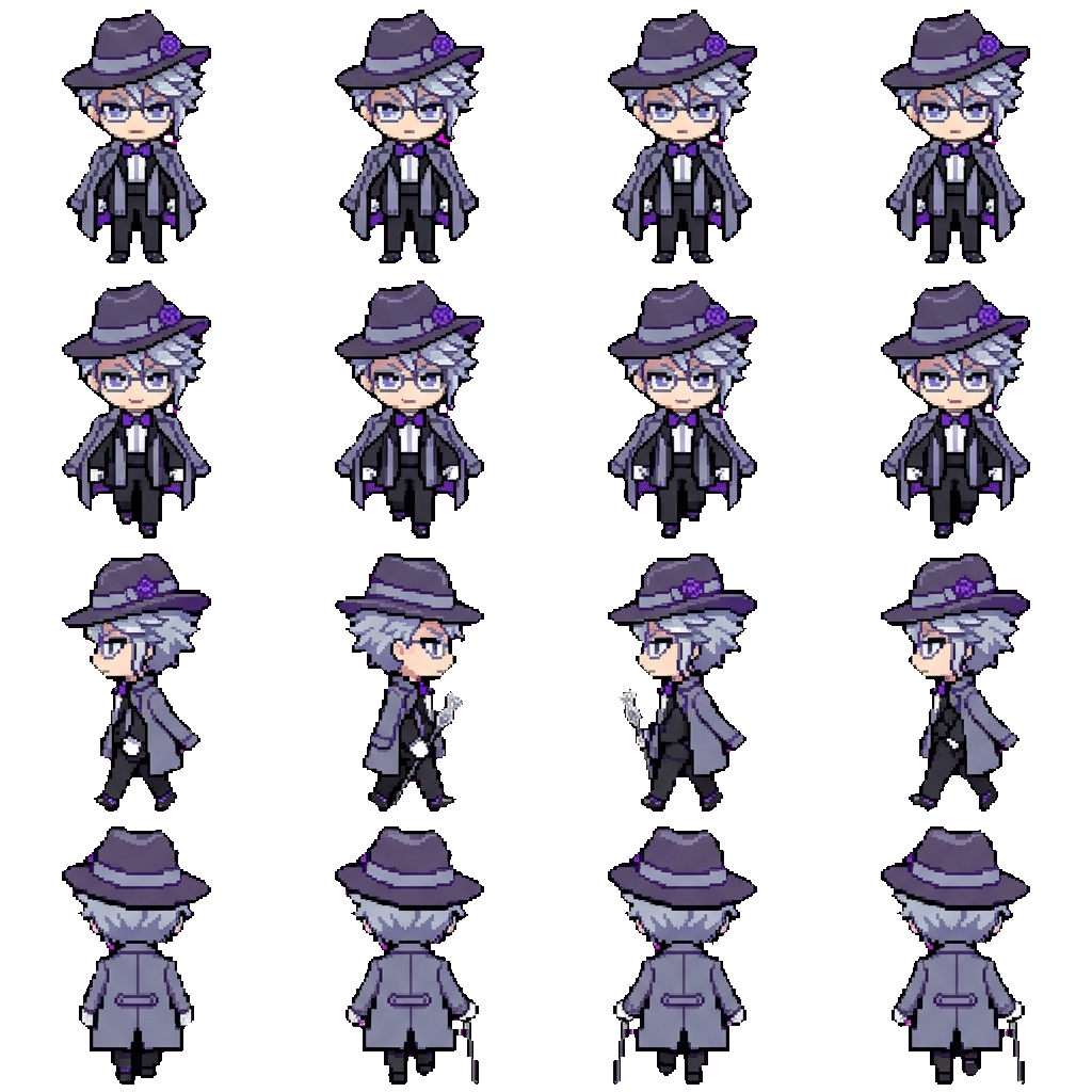 Azul movement sprite