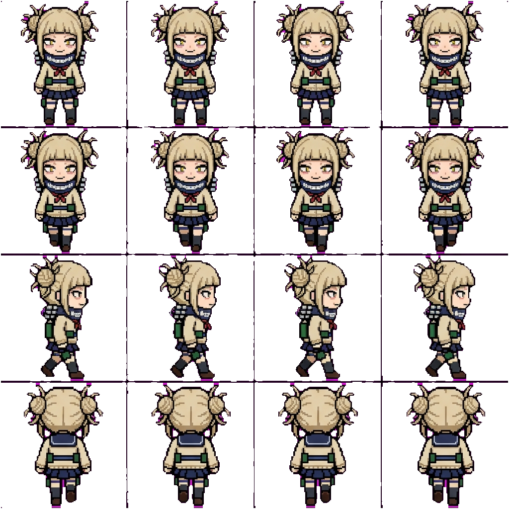 Toga Himiko movement sprite