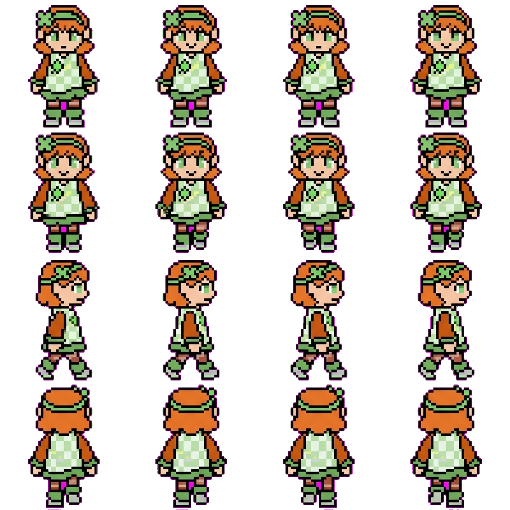 Clover movement sprite