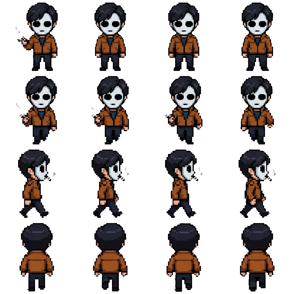 Masky movement sprite