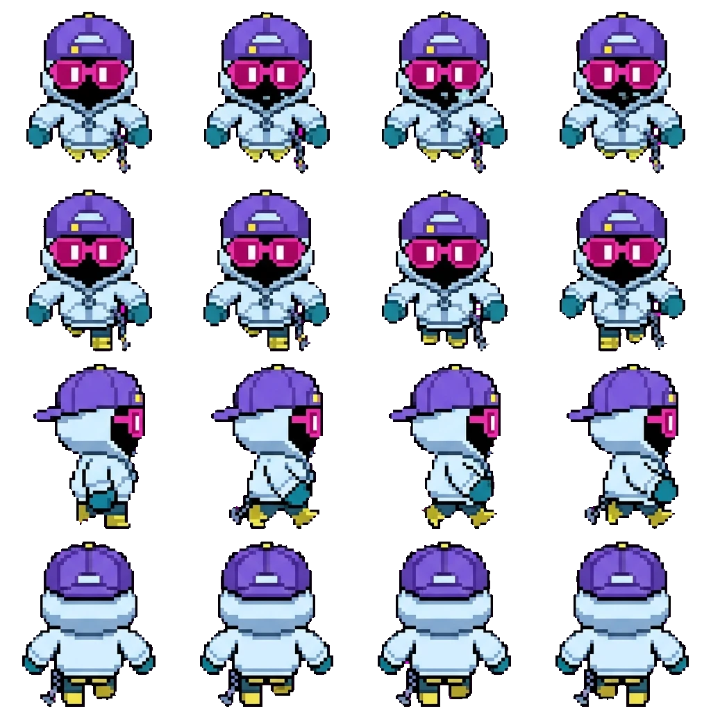 Shade movement sprite