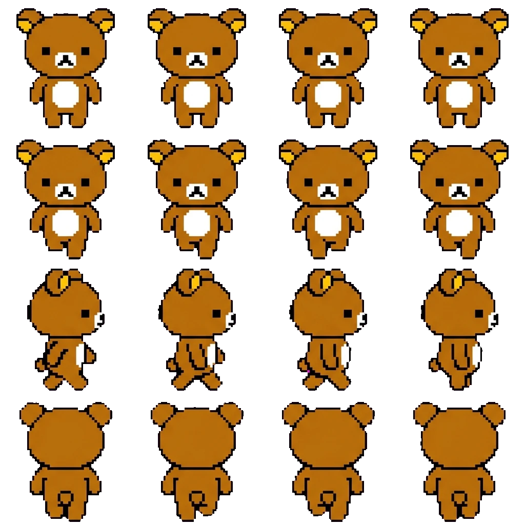 Rilakkuma movement sprite