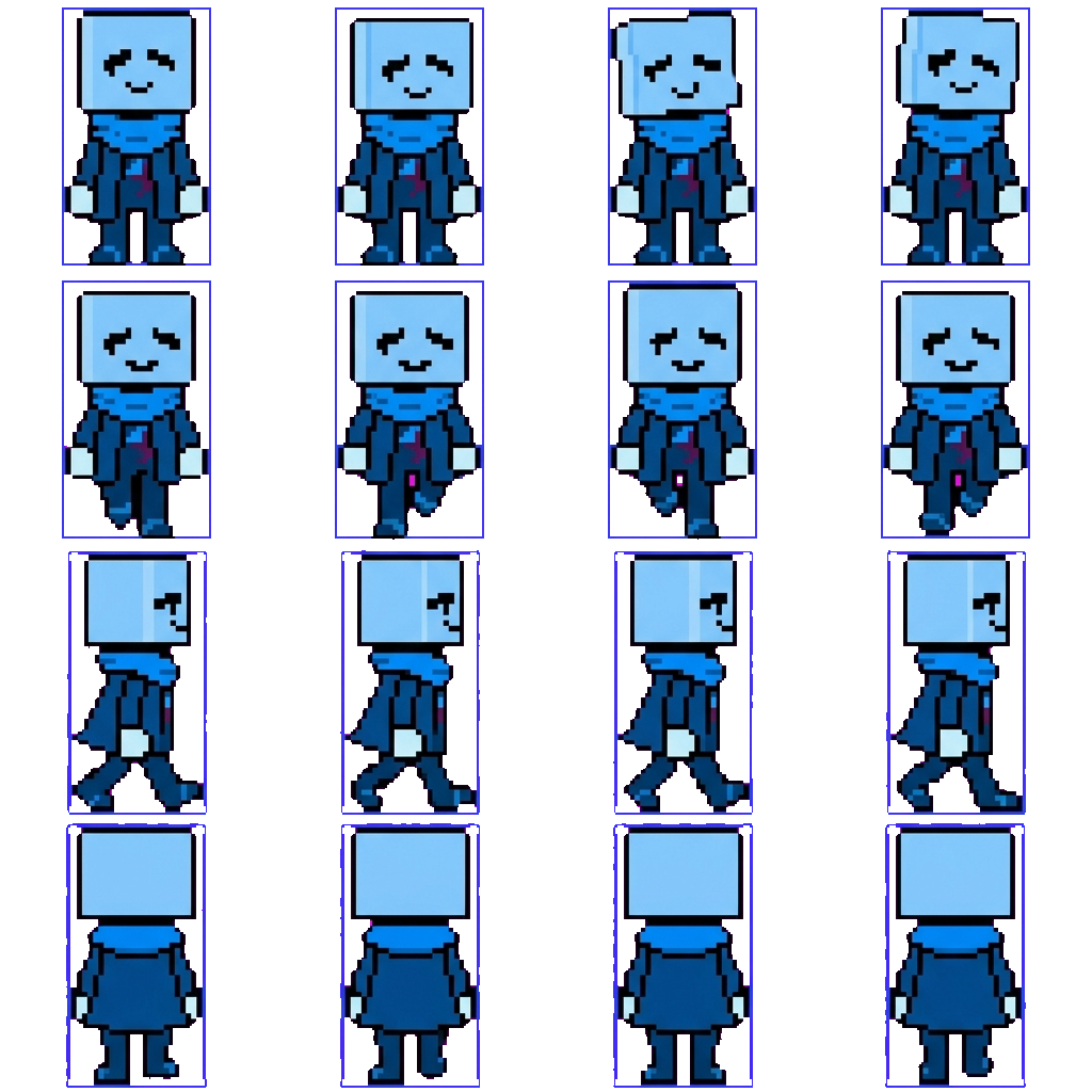 Cube movement sprite