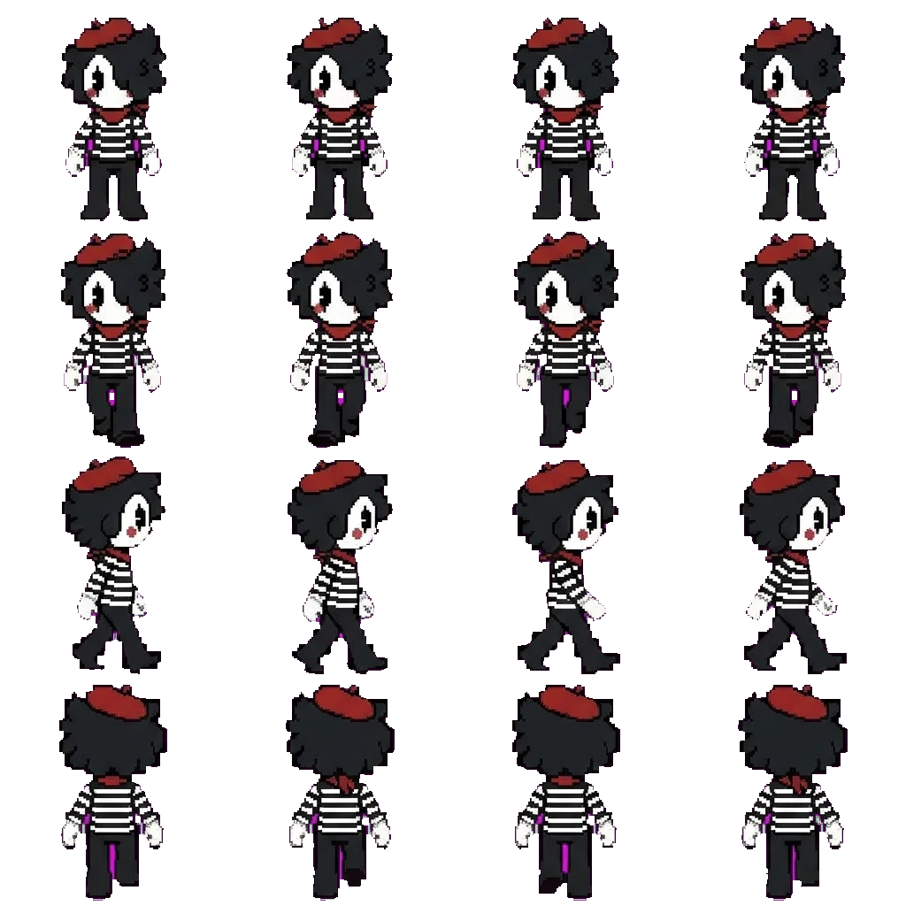 Blot movement sprite