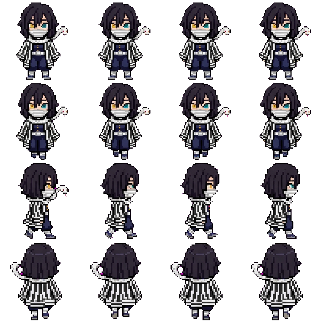 Obanai Iguro movement sprite