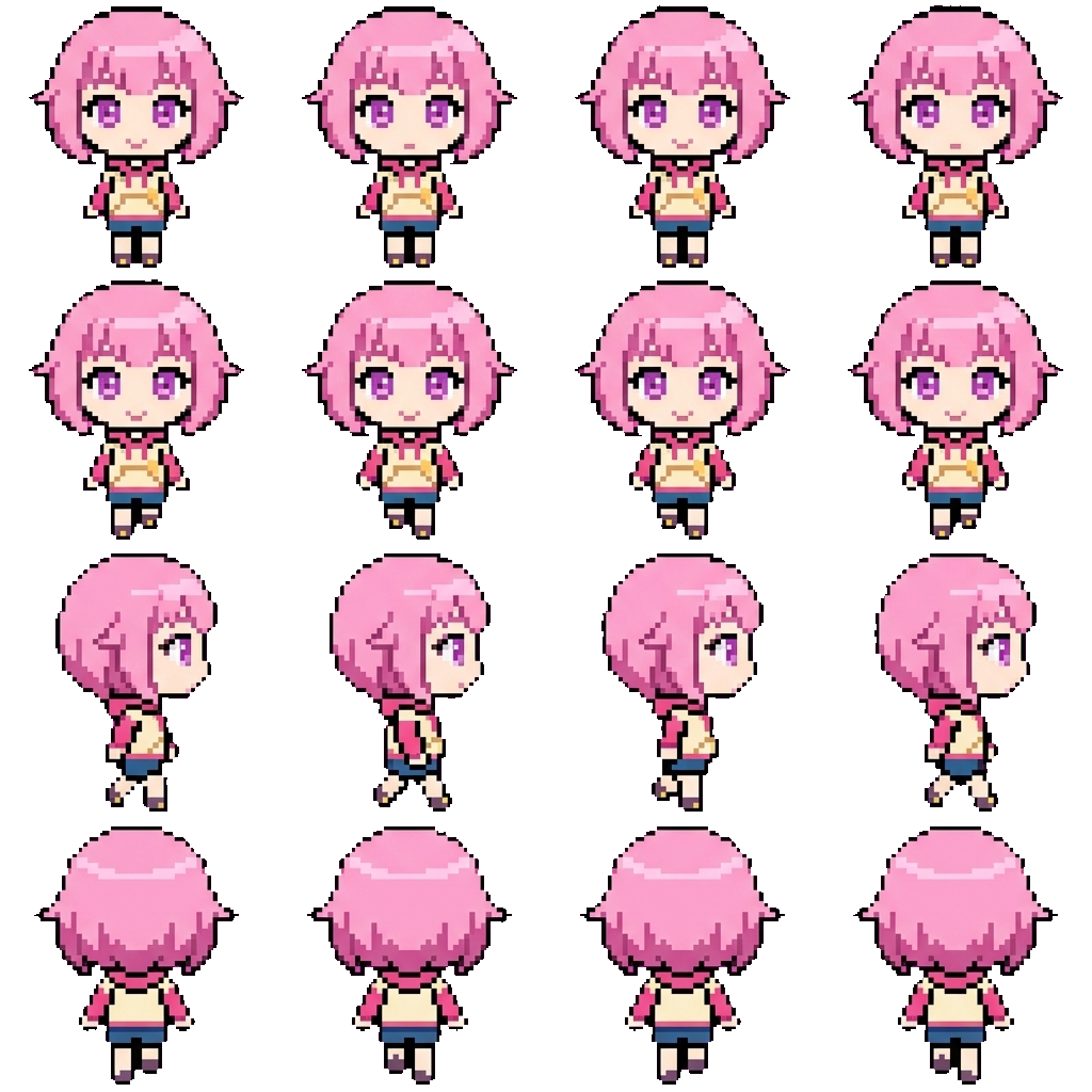 Emu Otori movement sprite