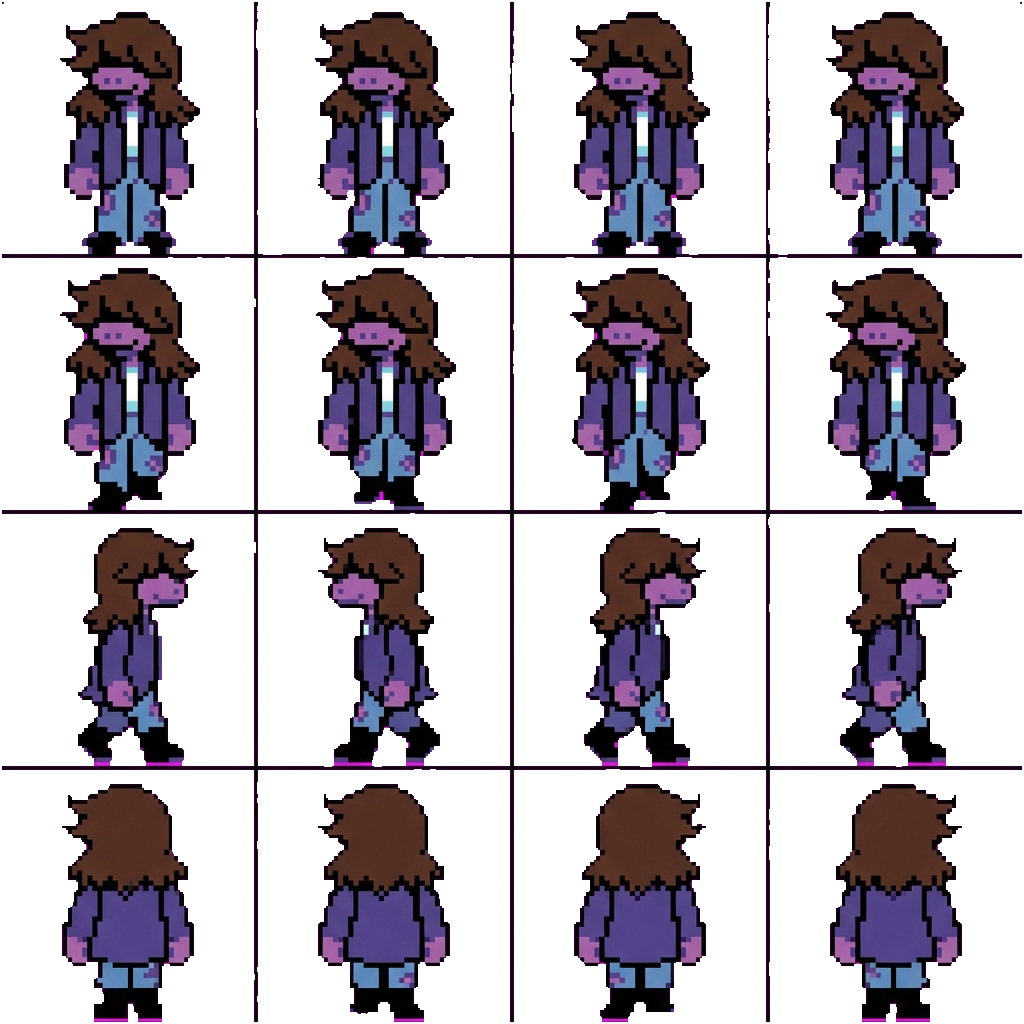 Susie movement sprite
