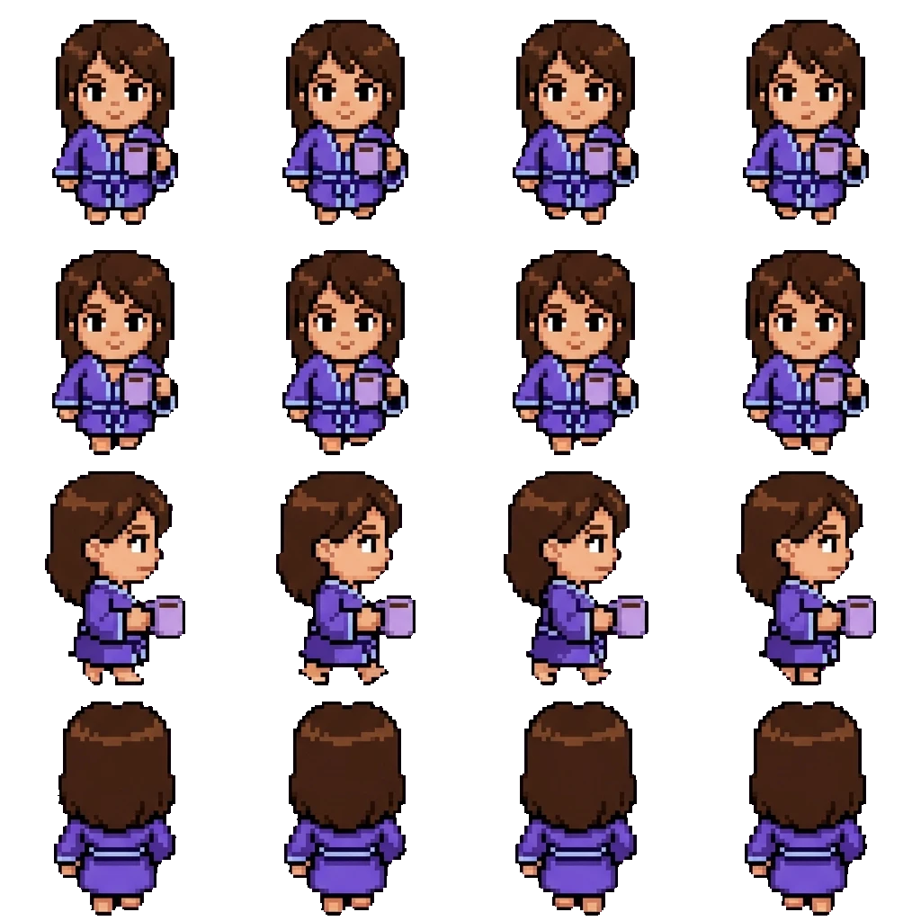 Debbie movement sprite