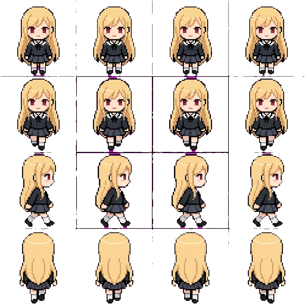 Lucy Vane movement sprite