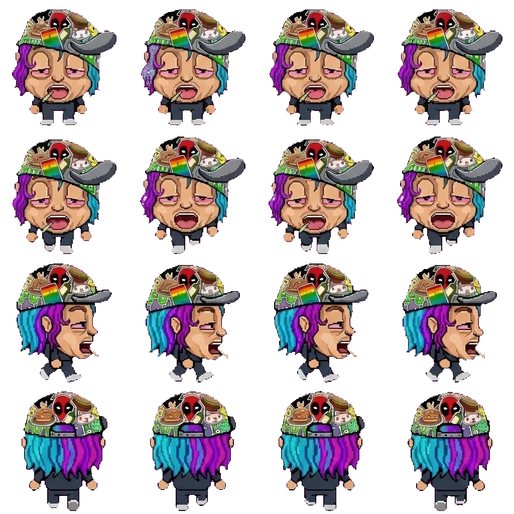 CJ MONKEY movement sprite