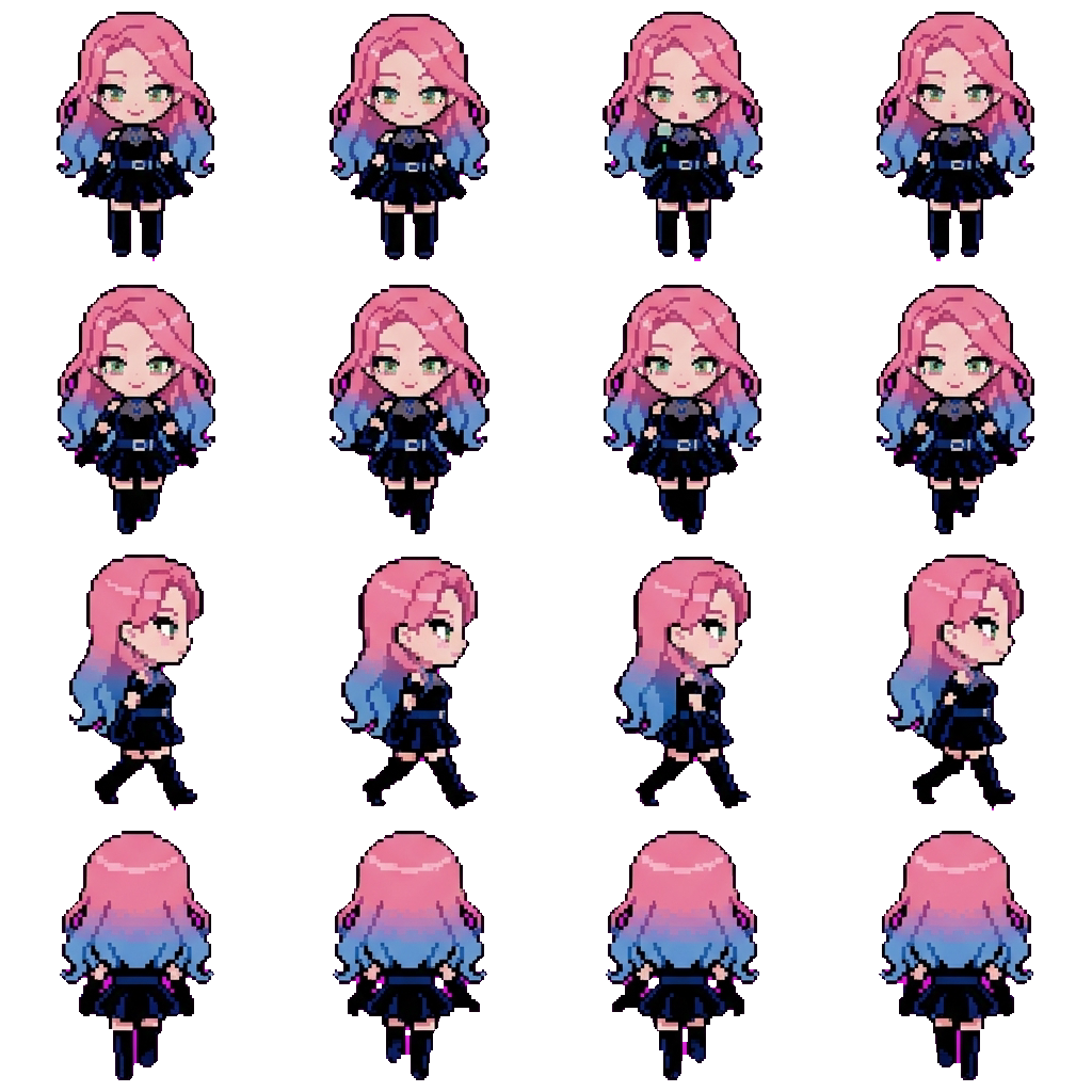 Mizi movement sprite