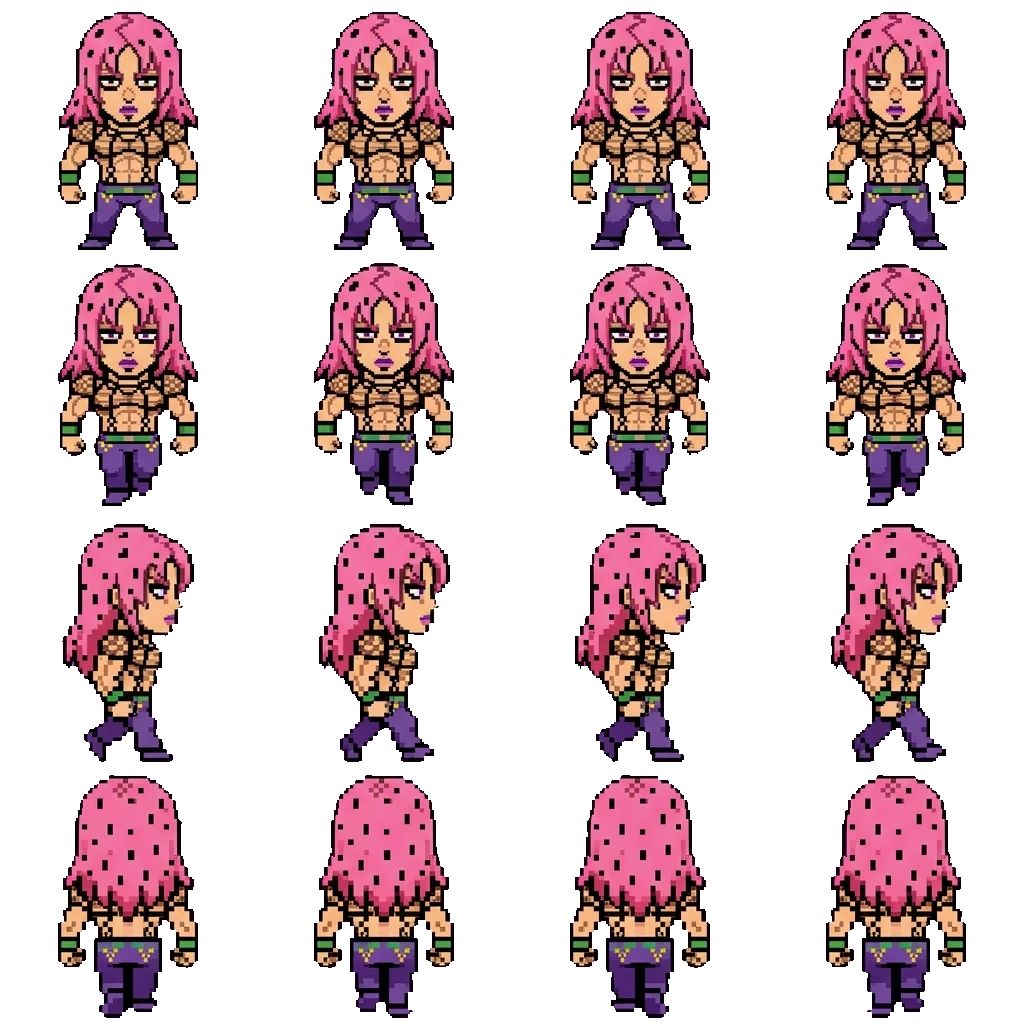 Diavolo Vinegar movement sprite