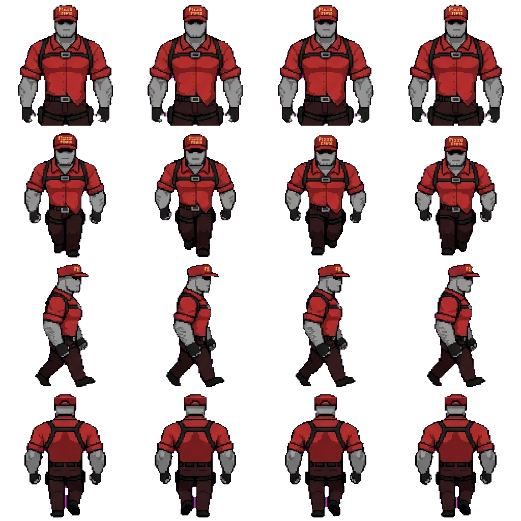 Pizza Guy movement sprite