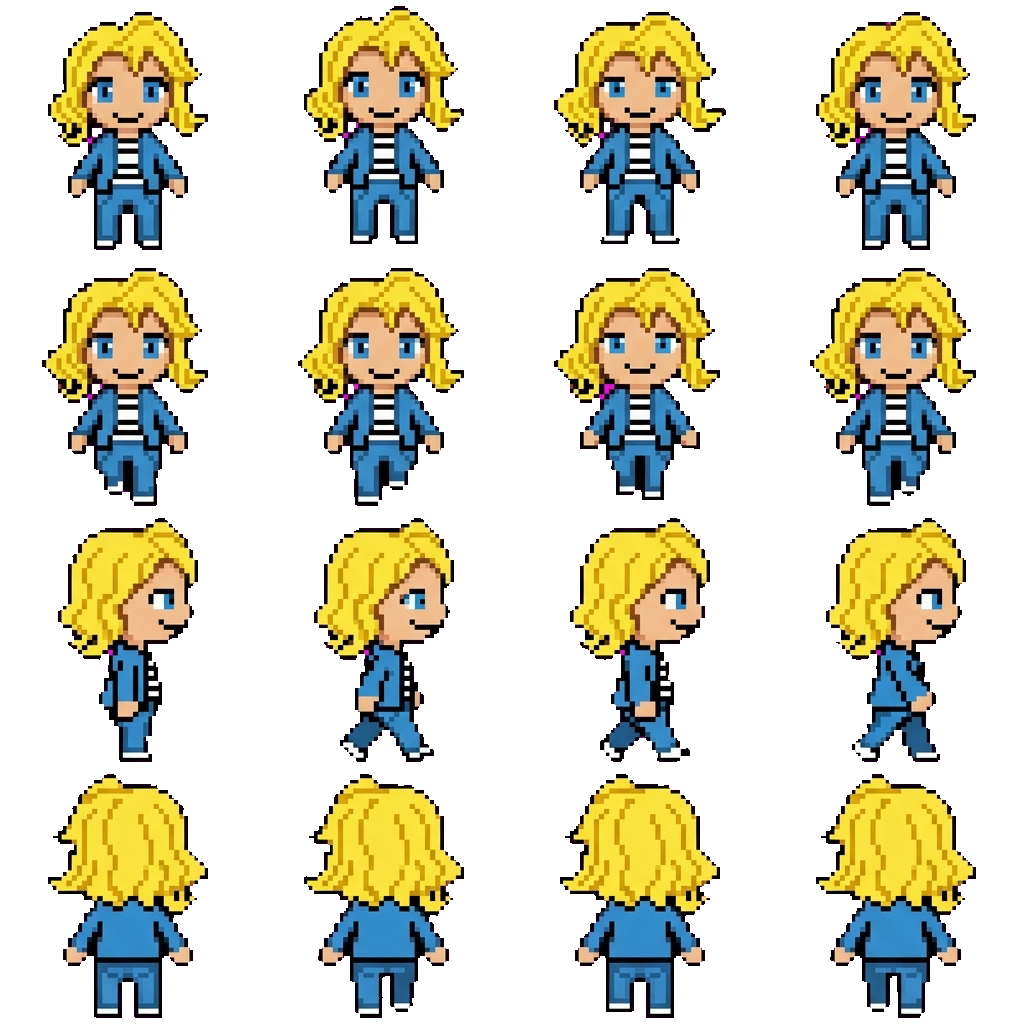Sarah movement sprite