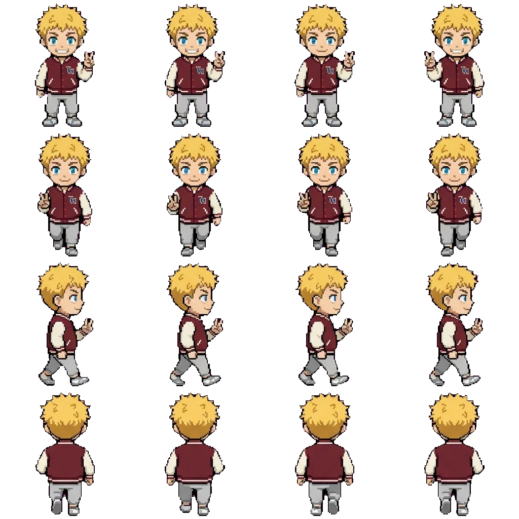 Takemichi movement sprite