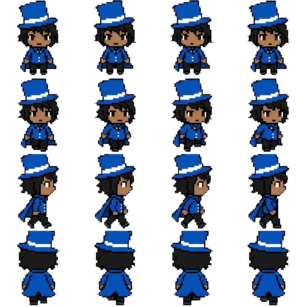 Mr Myself movement sprite