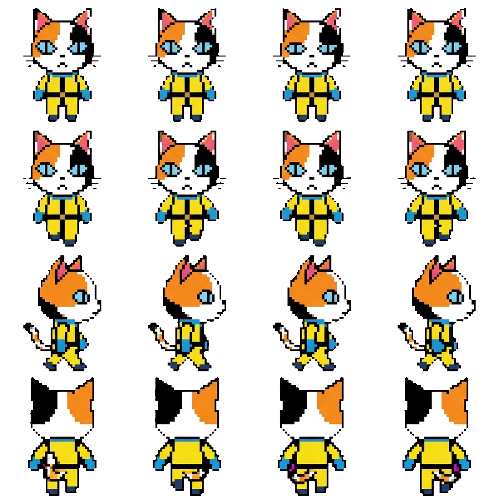 Sam movement sprite