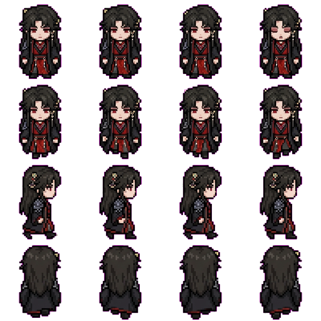 Zhang Wei movement sprite