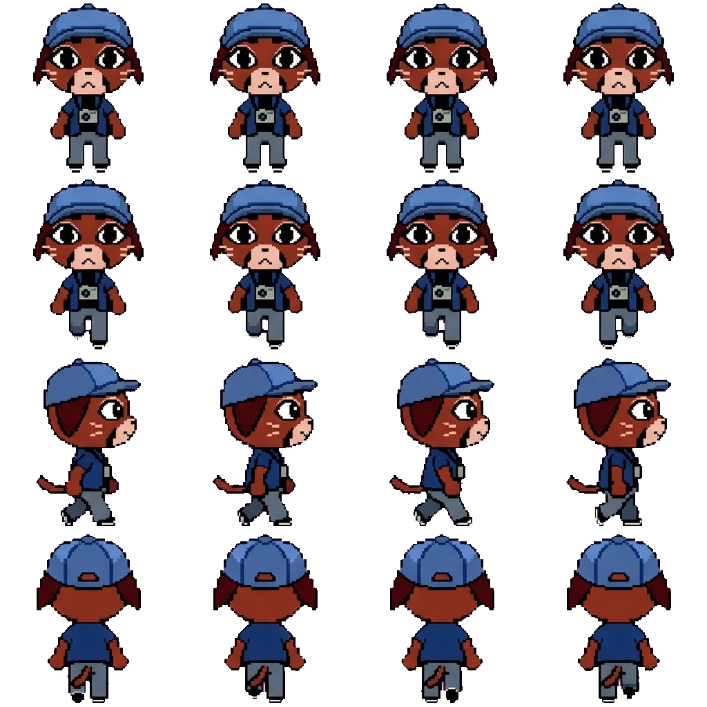 Liz movement sprite