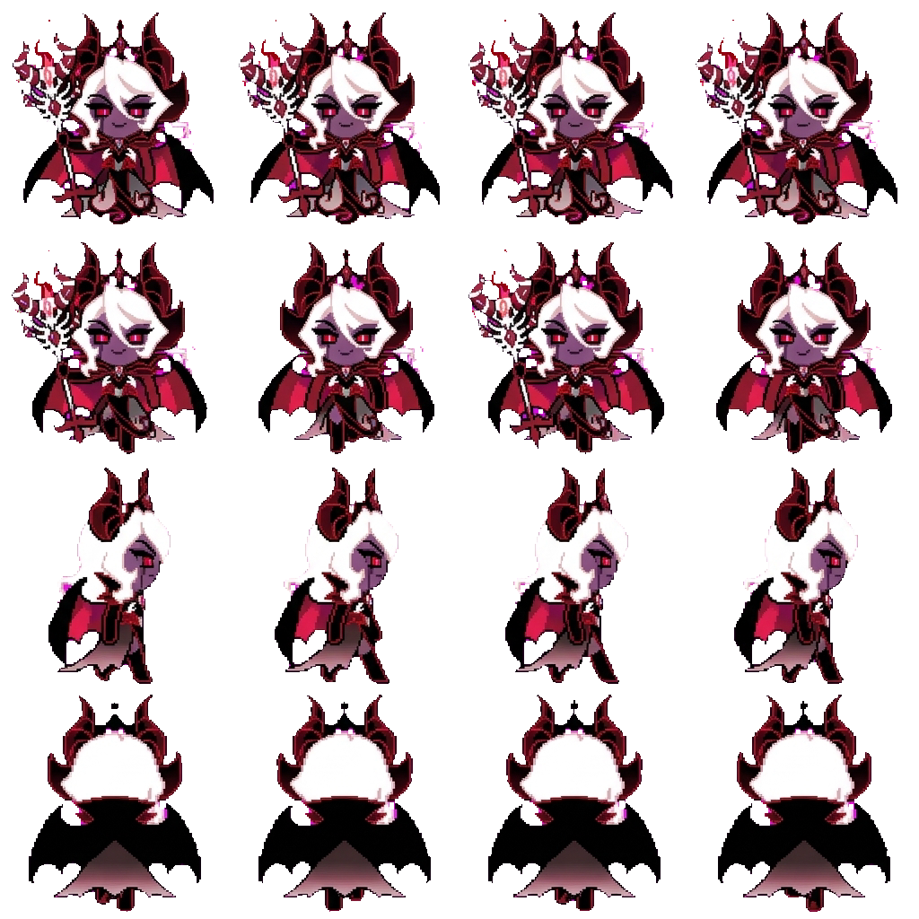 Dark enchantress movement sprite