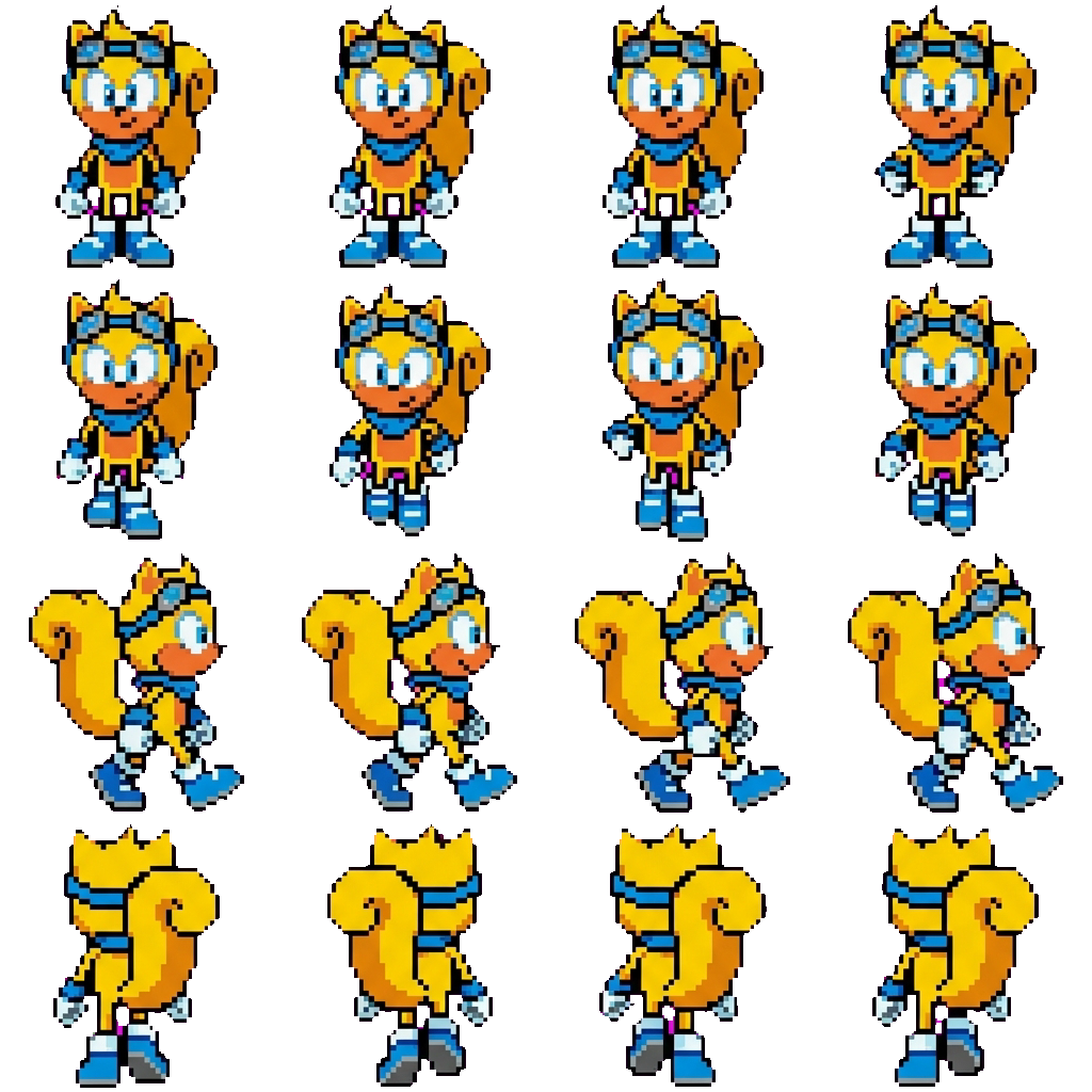 Ray movement sprite
