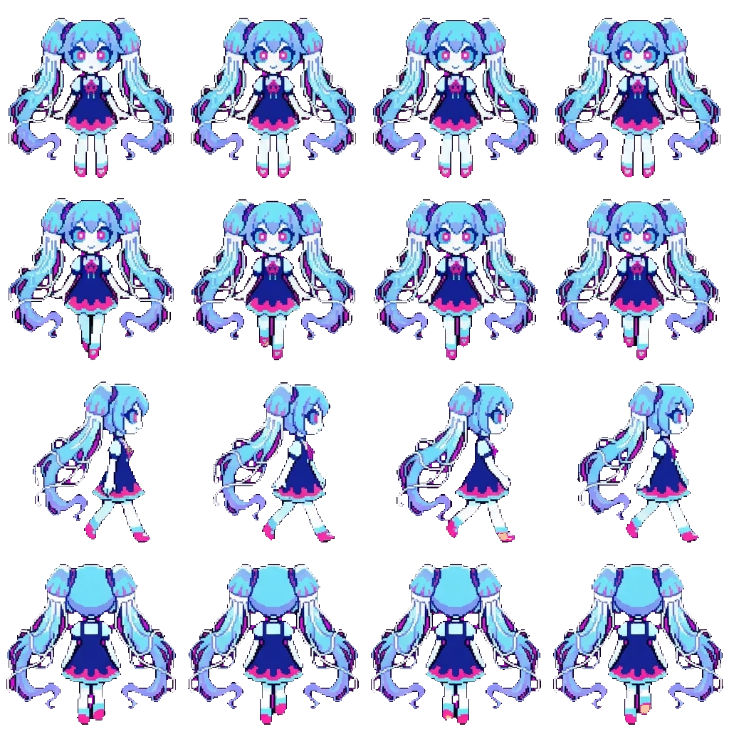 Displayholic Miku movement sprite