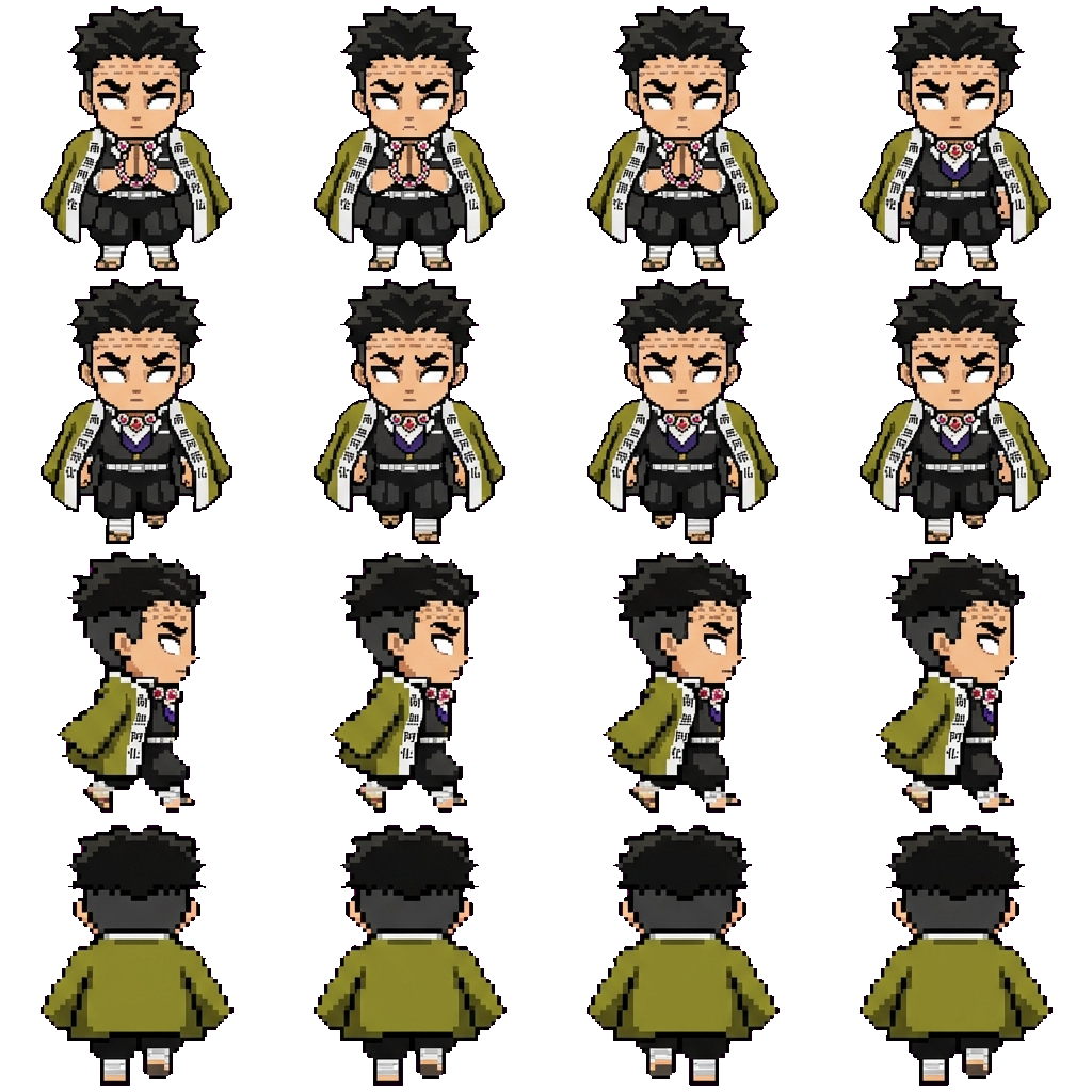 Gyomei Himejima movement sprite