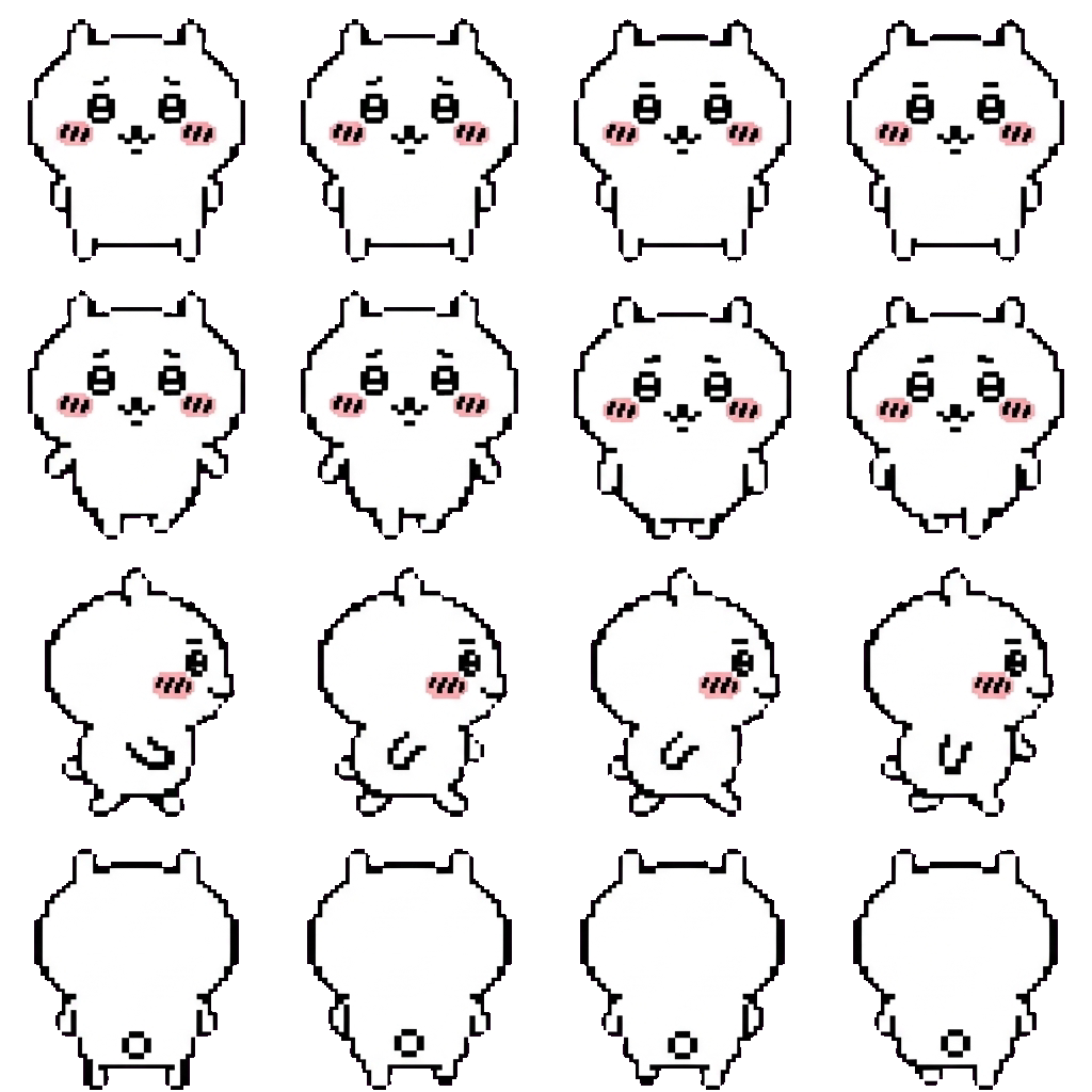 Chiikawa movement sprite