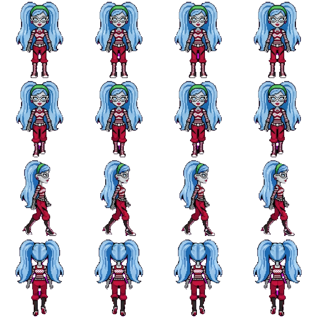 Ghoulia Yelps movement sprite