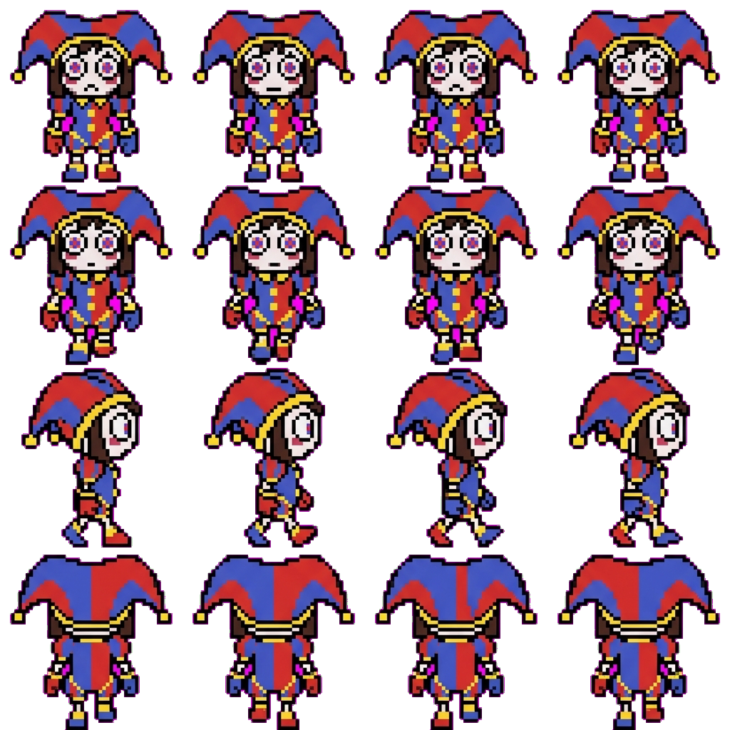 Pomni movement sprite