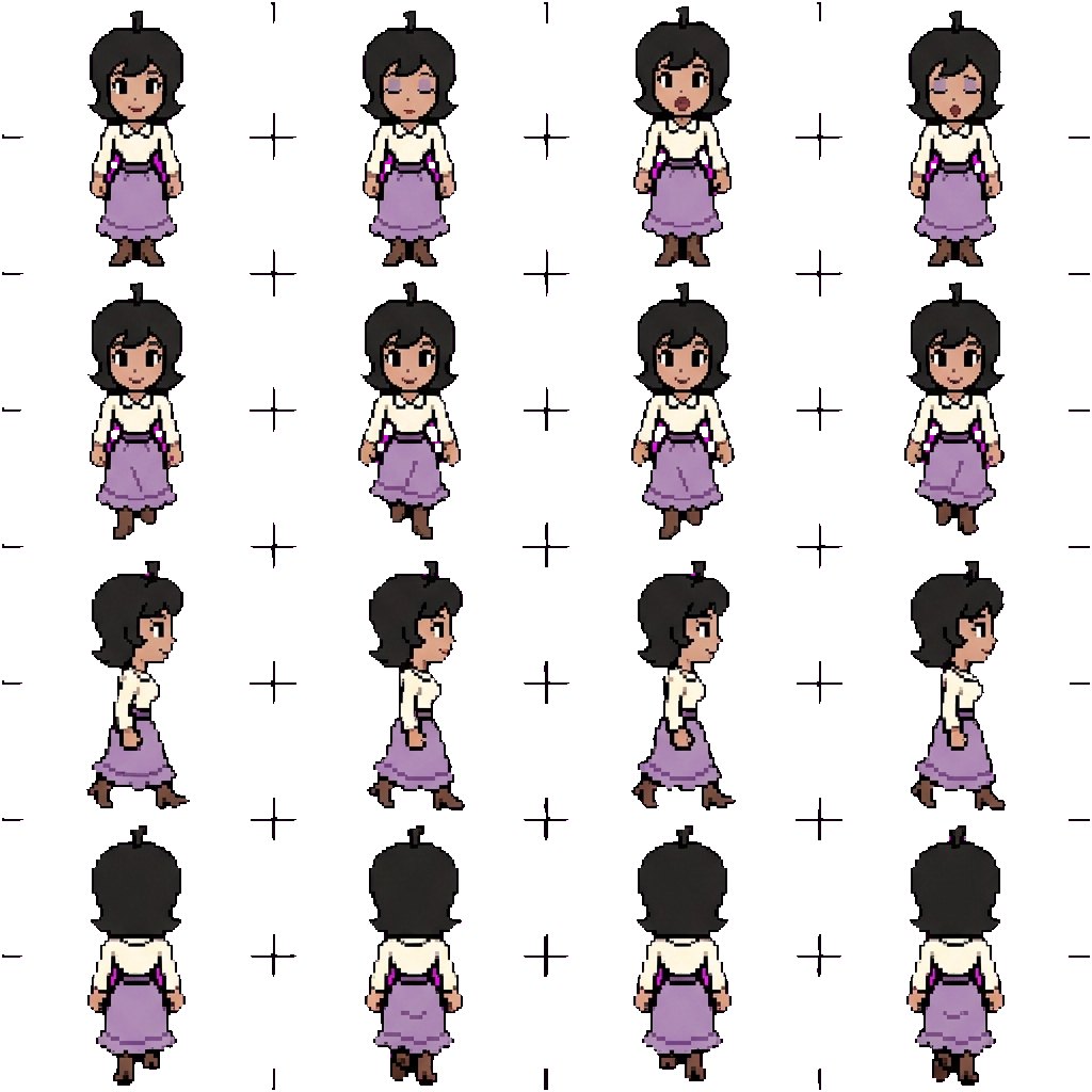 Joan movement sprite