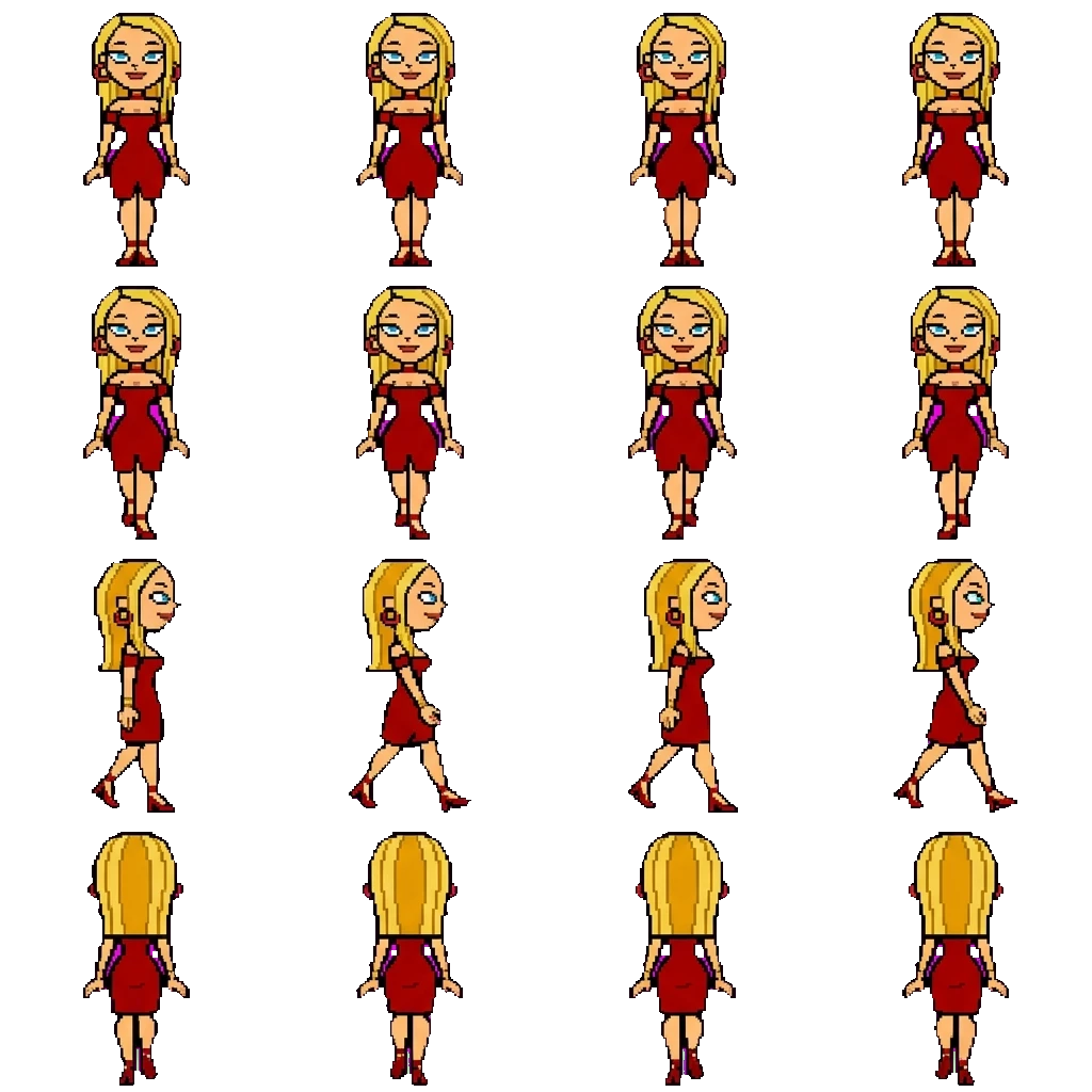 Blaineley movement sprite