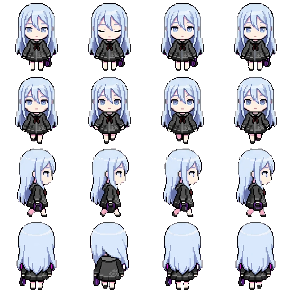Kanade Yoisaki movement sprite