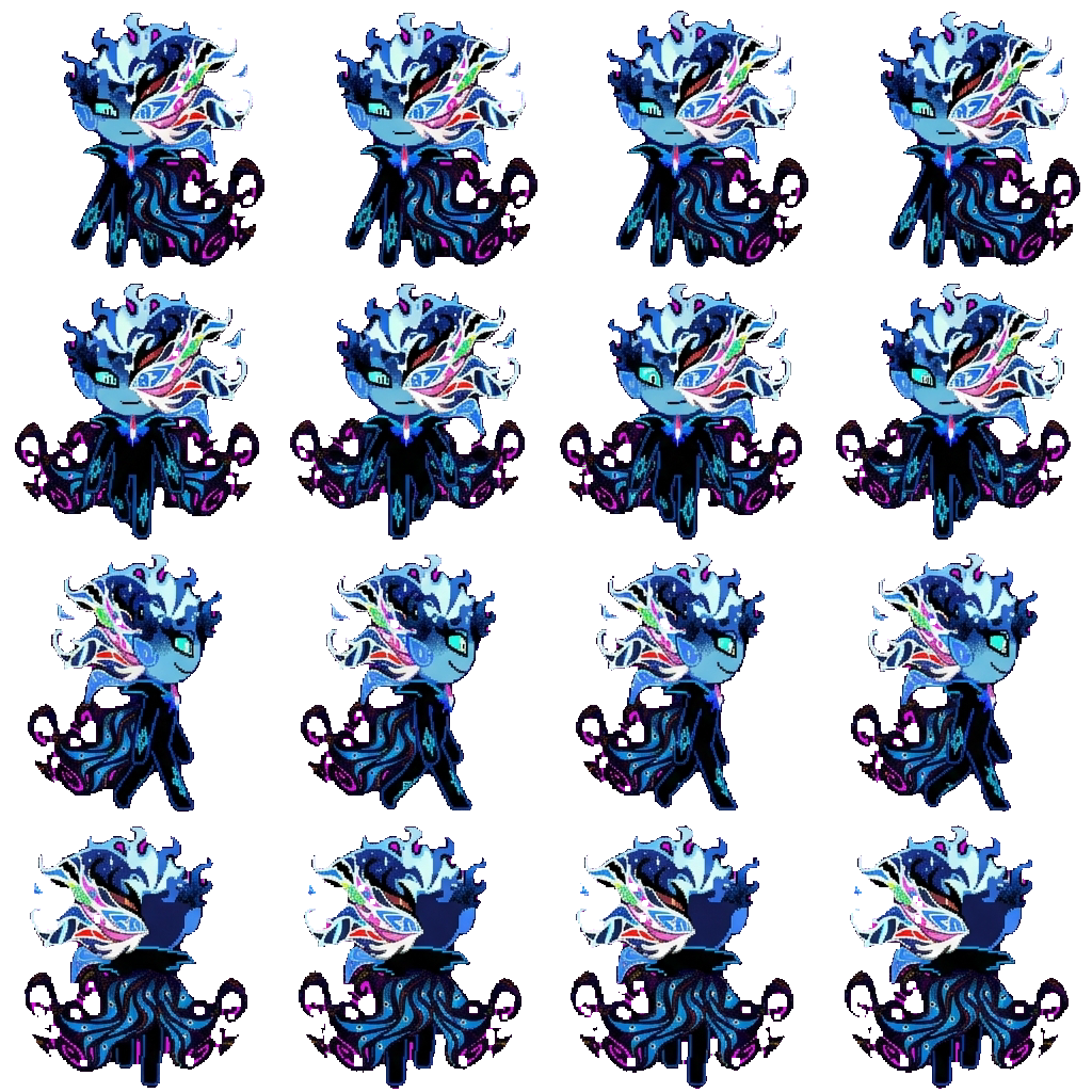 Shadow milk movement sprite