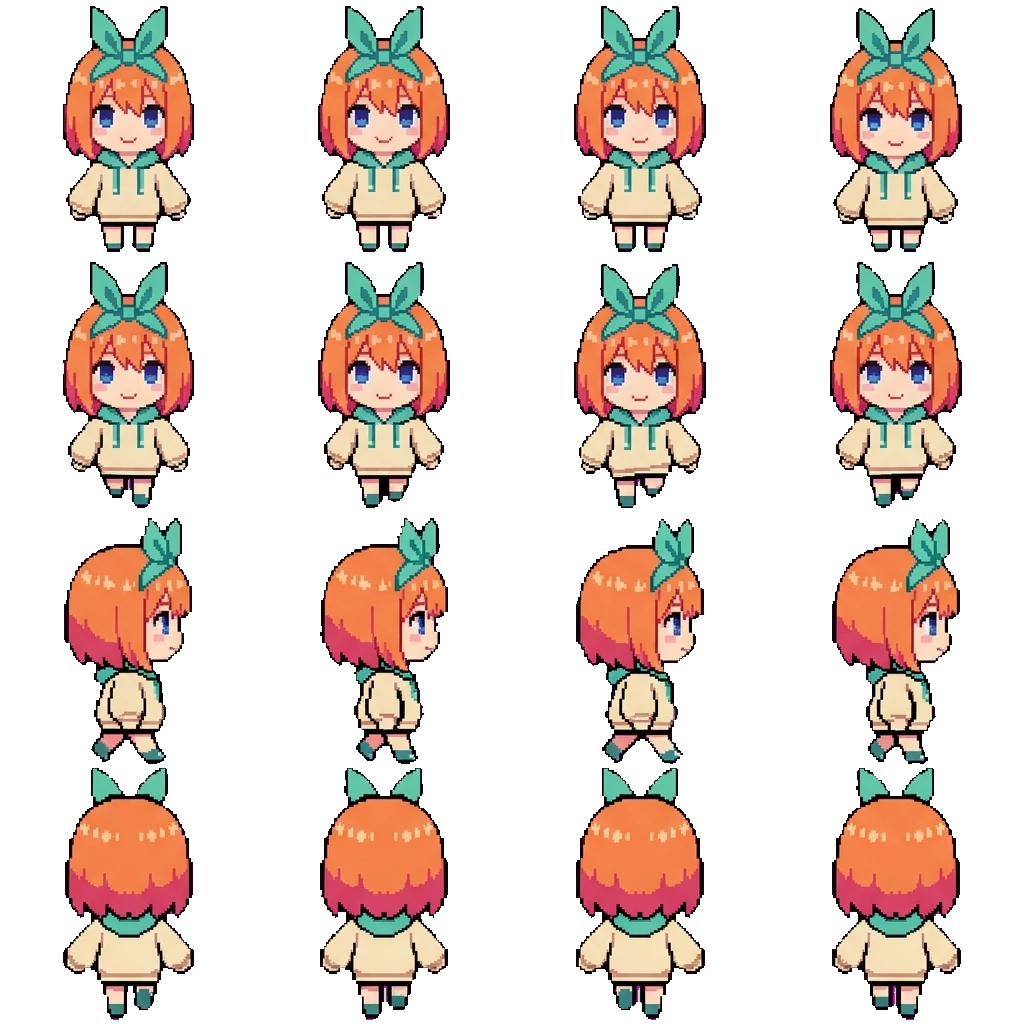Yotsuba movement sprite
