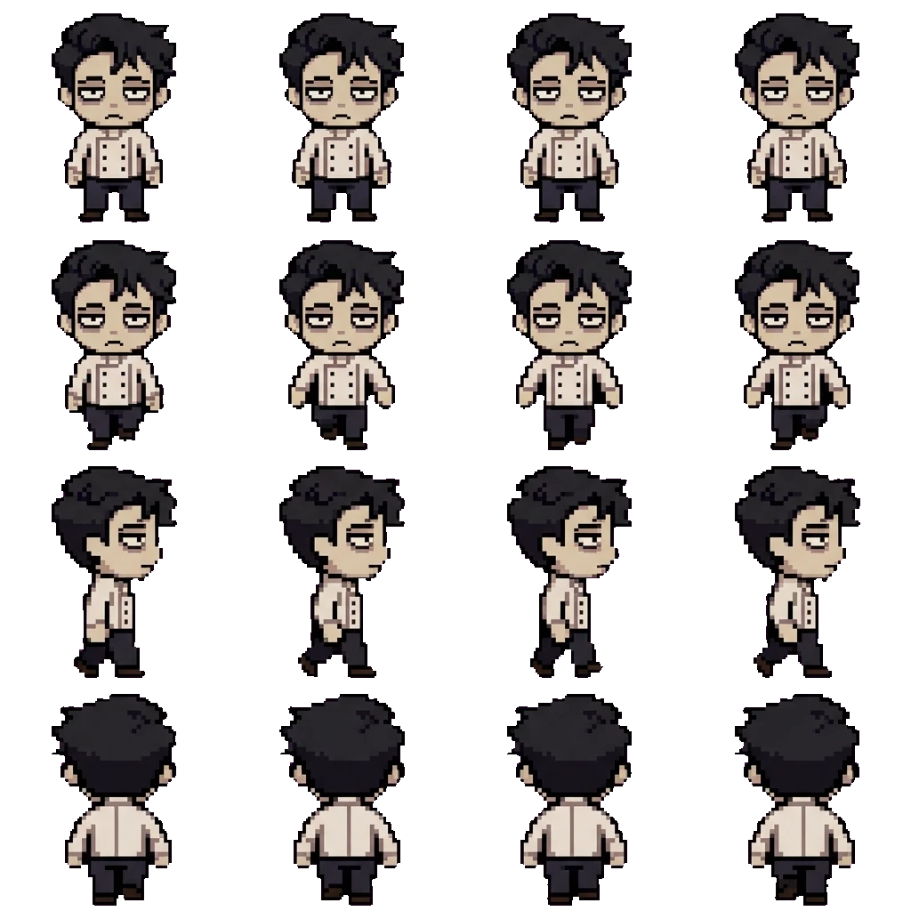 Vincent movement sprite