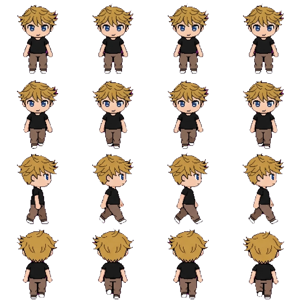 Ash movement sprite