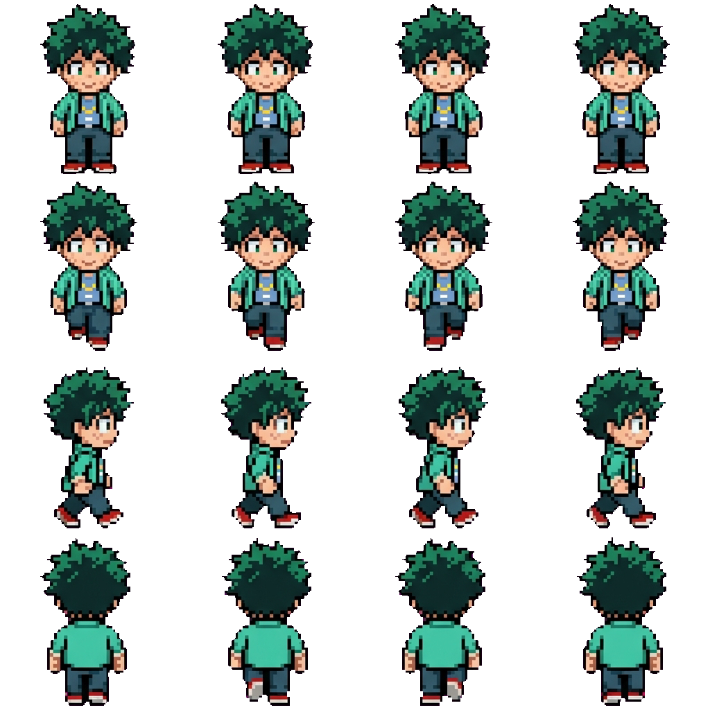 Izuku movement sprite