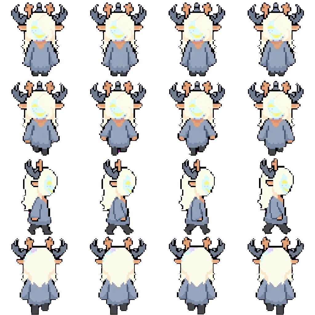 Holly movement sprite