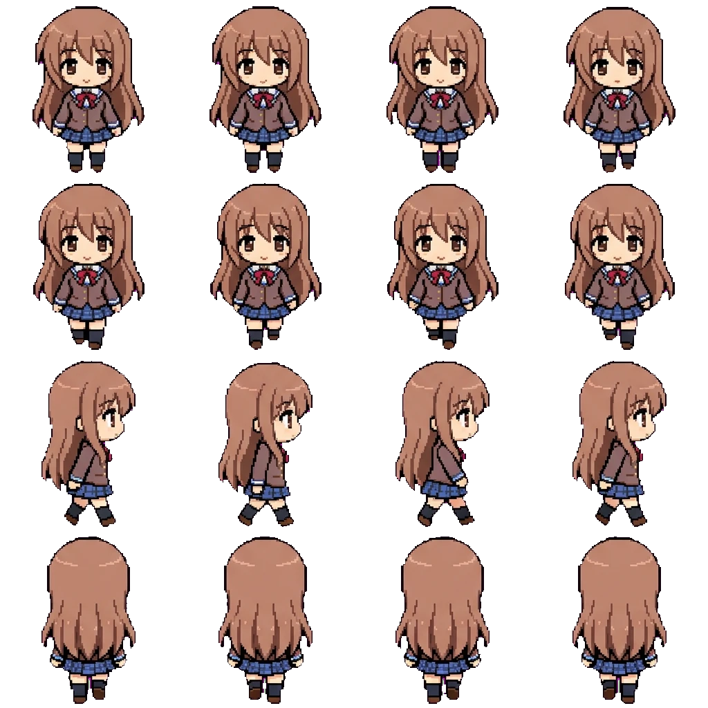 Мию Асагава movement sprite