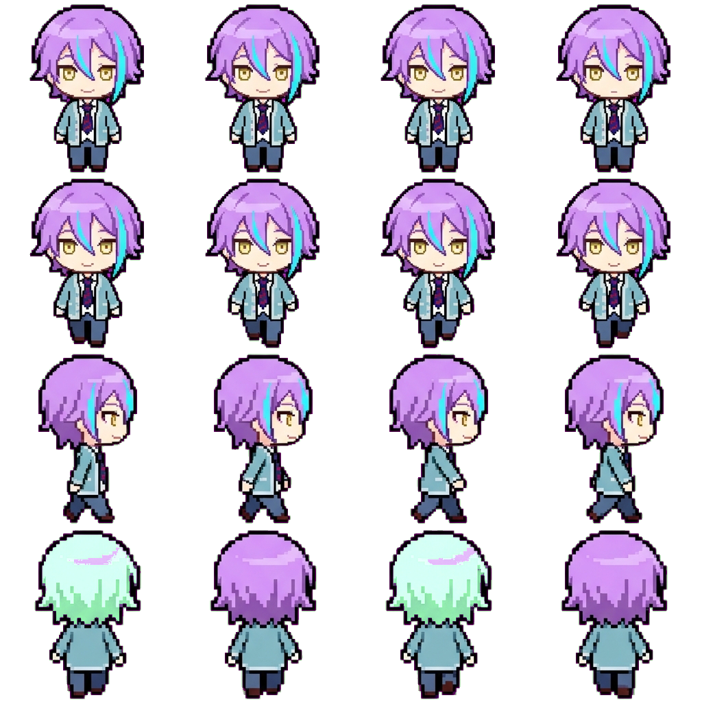 Rui kamishiro movement sprite