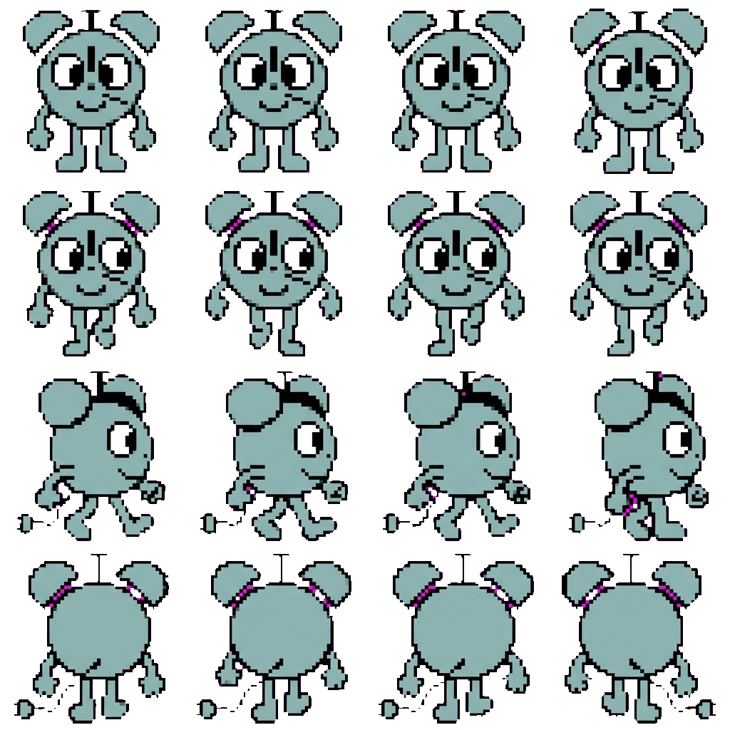 Clock movement sprite