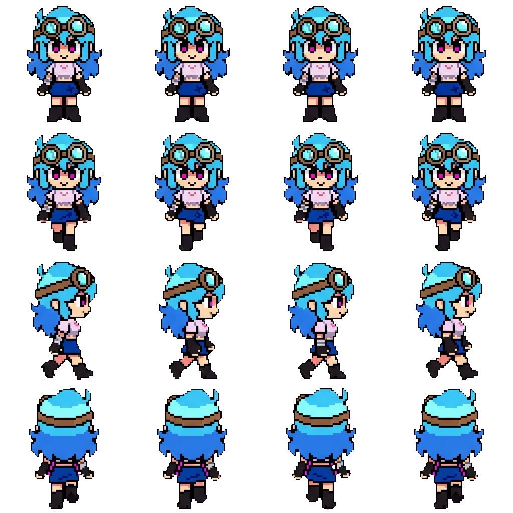 Sky movement sprite