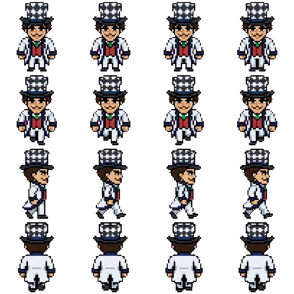 Mr Zeppeli movement sprite