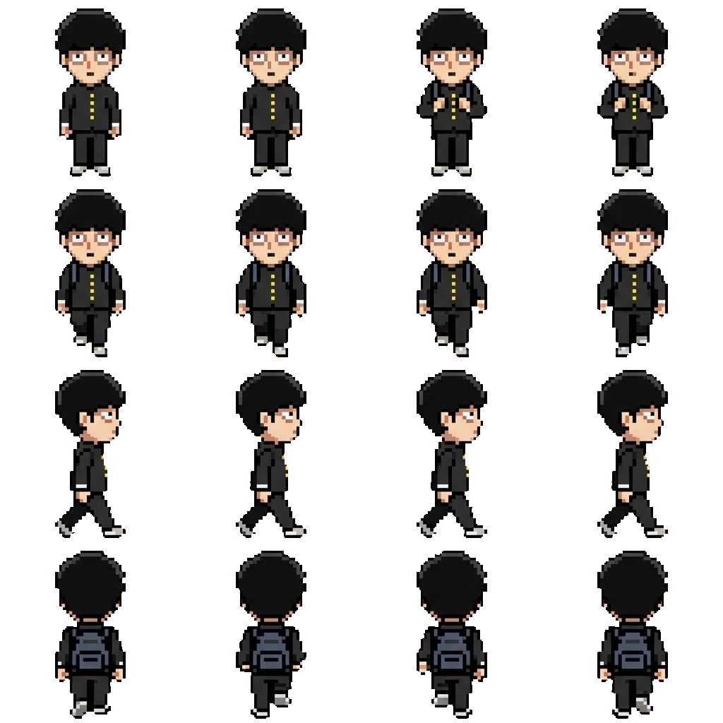 Shigeo Kageyama movement sprite