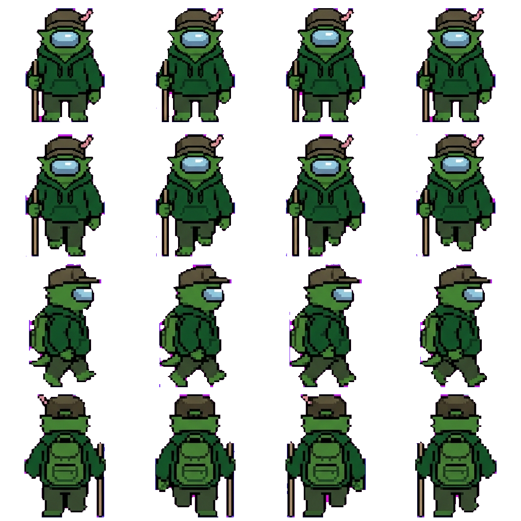 Verde movement sprite
