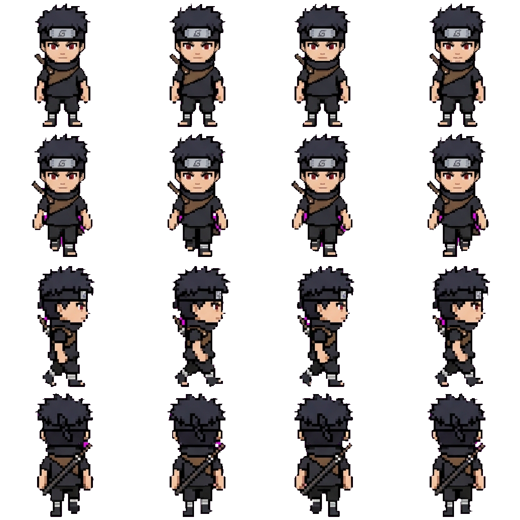 Shisui Uchiha movement sprite